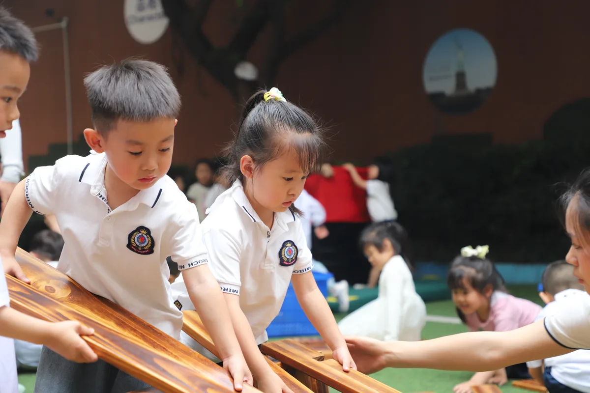 碳木积木搭建实景活动记录